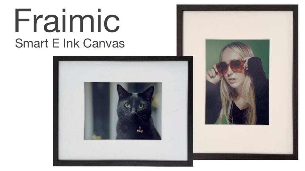 Fraimic Smart E Ink Canvas : Voice-Controlled Art That Looks Like Paint ...
