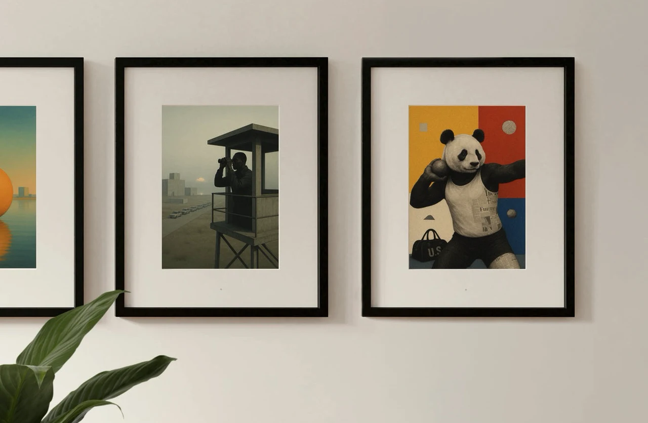 Fraimic Smart E Ink Canvas 3 Pictures