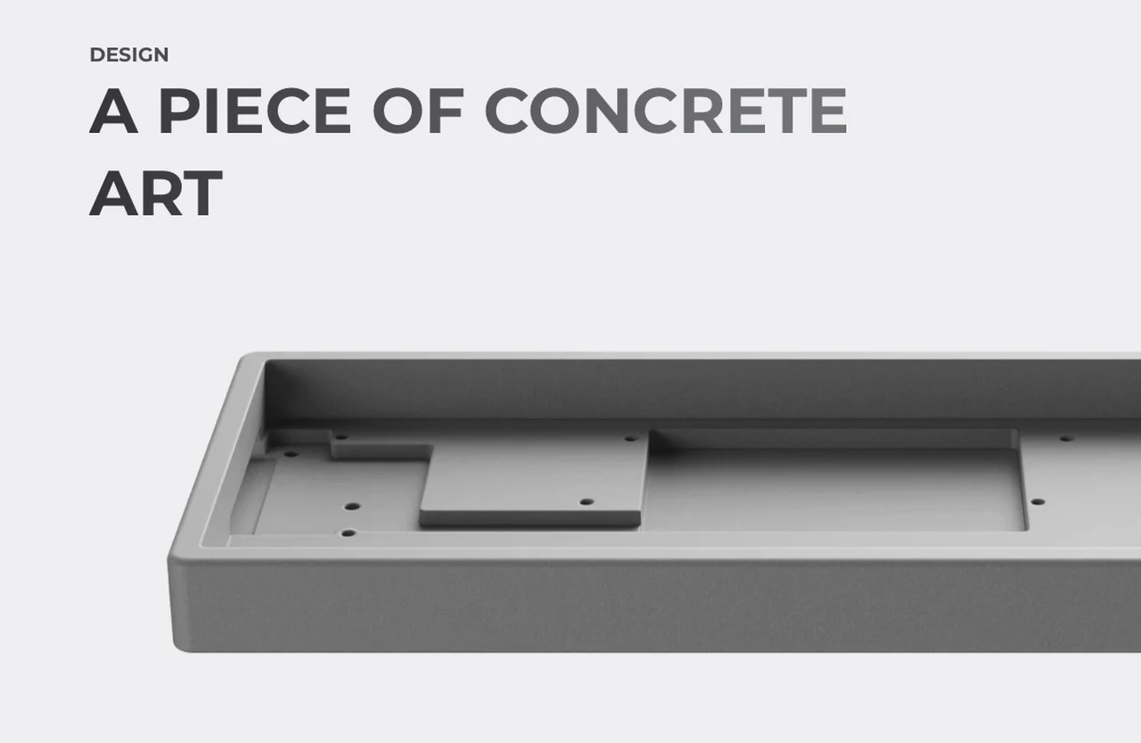 Keychron K2 HE Concrete