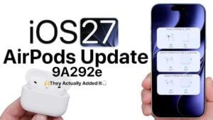 Custom equalizer settings menu for AirPods in iOS 27