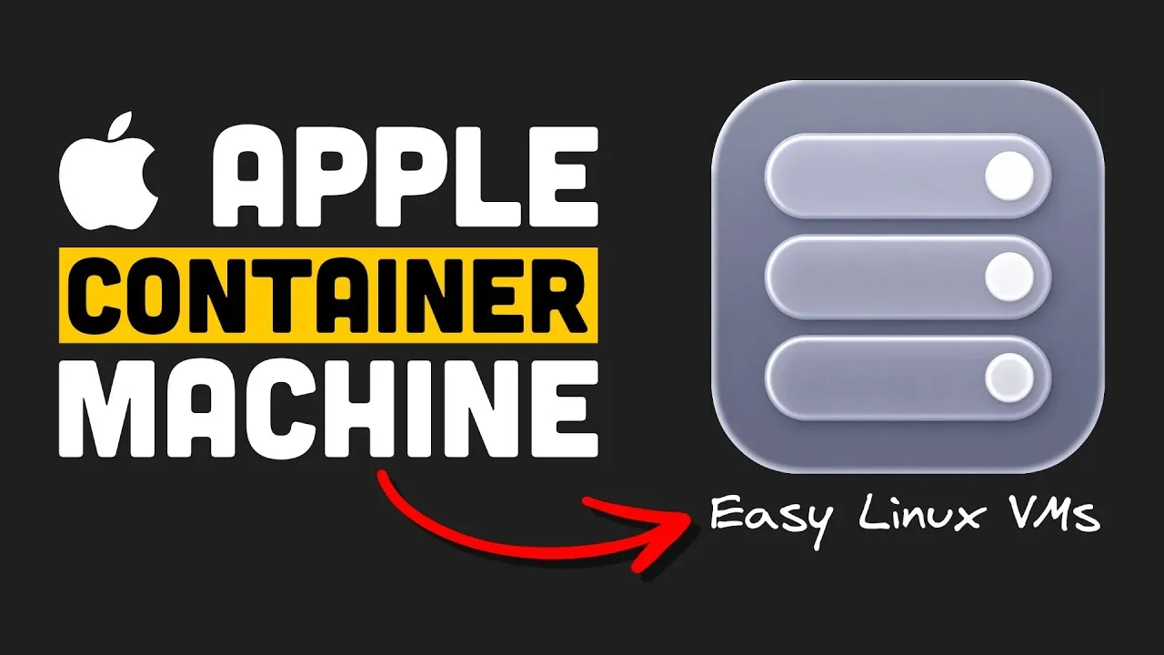 Apple Container Machines running a Linux environment on macOS