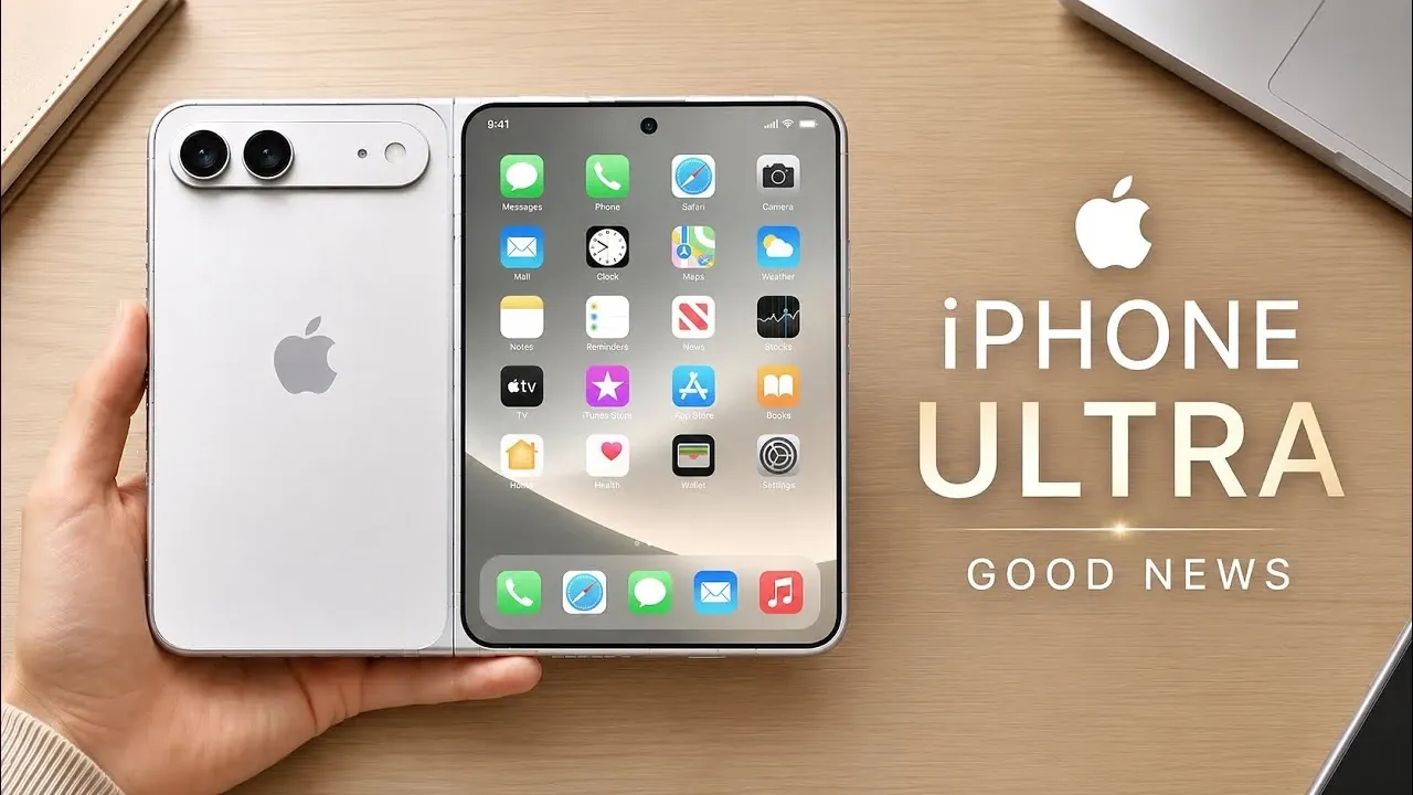 Side profile of the $2,000 iPhone Ultra Fold