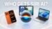 Siri AI interface on a new iPhone 17 Pro