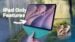 Using Apple Pencil for visual intelligence and reverse image search on an iPad.