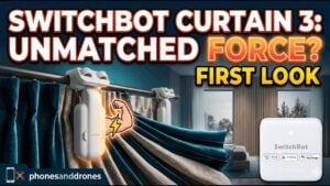 Automated curtains opening to reveal sunlight in a living room