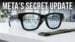 Live phone call captions displayed on the lenses of Meta smart glasses.