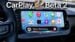 Siri glowing rainbow animation on the CarPlay interface