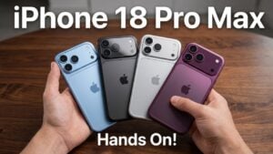 The new cherry color option for the iPhone 18 Pro Max
