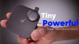 Wearable Anker voice recorder clipped to a shirt
