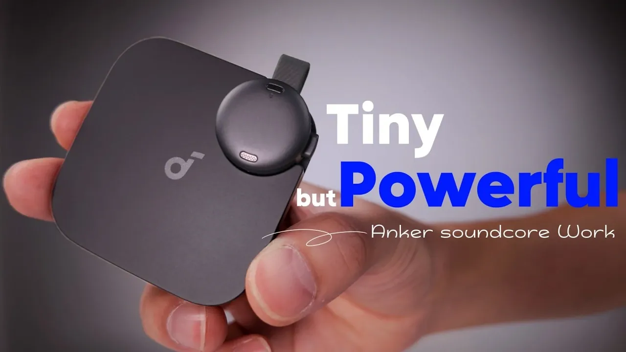 Anker AI recorder transcribing a meeting on a smartphone