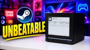 Customizable LED light bar on a Steam Machine