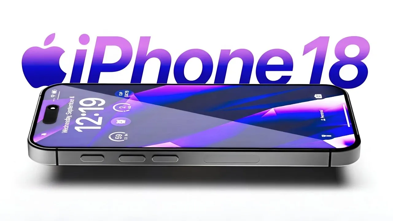 The leaked design of the iPhone 18 Pro Max
