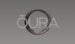 The titanium band of the Oura Ring 5 cut open by iFixit