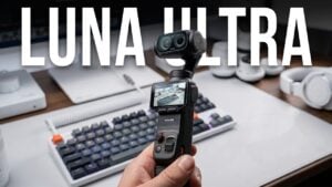 Side by side comparison of Insta360 and DJI gimbals