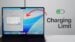 System settings menu showing the 80 percent charge limit on a Mac