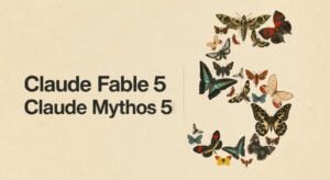 Performance comparison chart showing Claude Fable 5 beating GPT 5.5