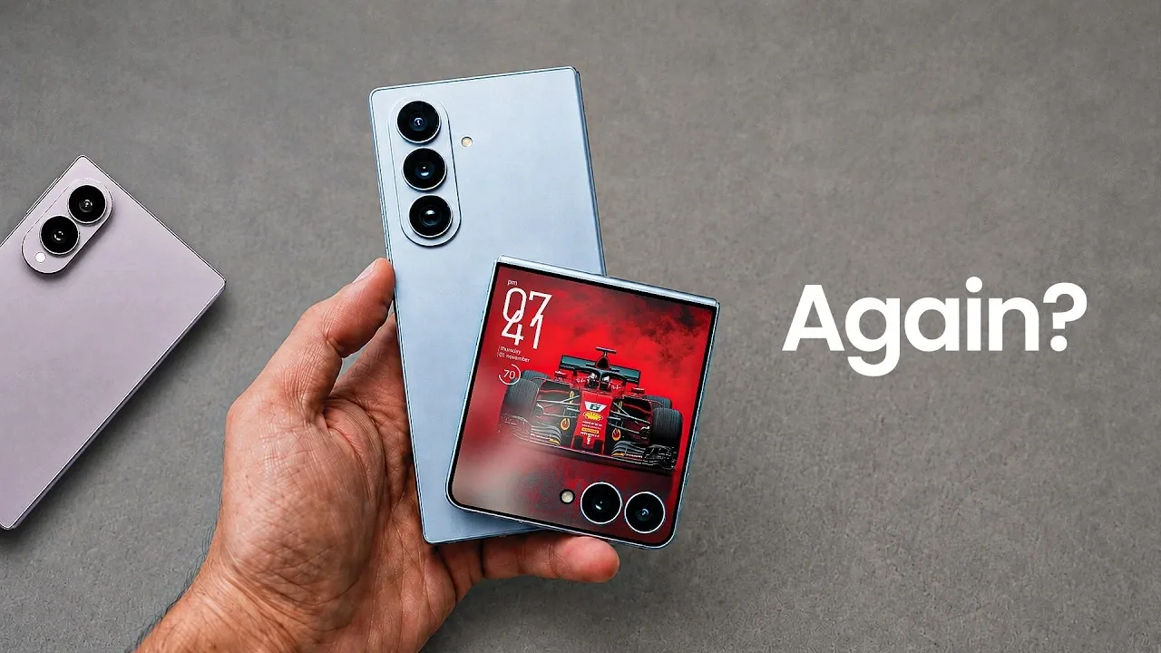 Samsung Galaxy Z Fold 8 Ultra displaying the new home screen