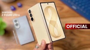 Leaked design of the Samsung Galaxy Z Fold 8 Ultra showing the wider cover screen.