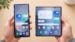 Side-by-side comparison of the Samsung Galaxy Z Fold 8 and Fold 8 Ultra