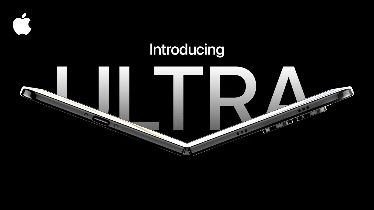 Titanium hinge and thin profile of the foldable iPhone Ultra