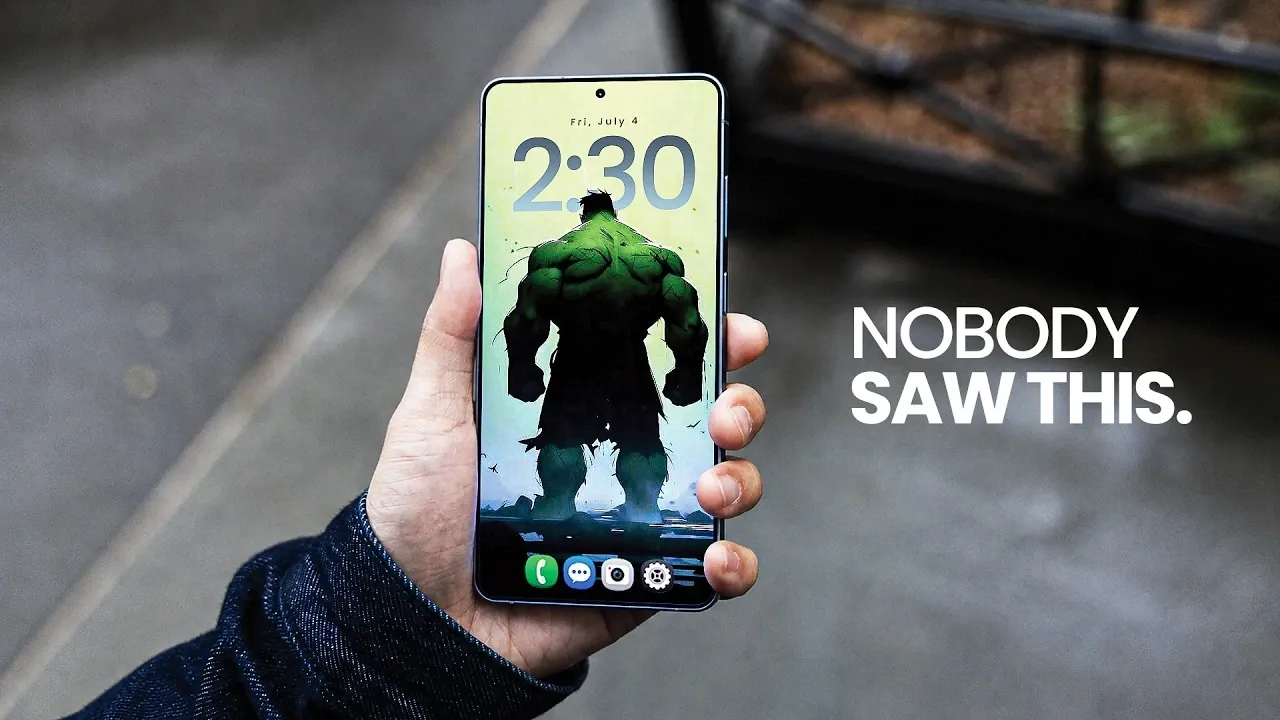 Samsung Galaxy S27 Ultra smartphone showing the front display