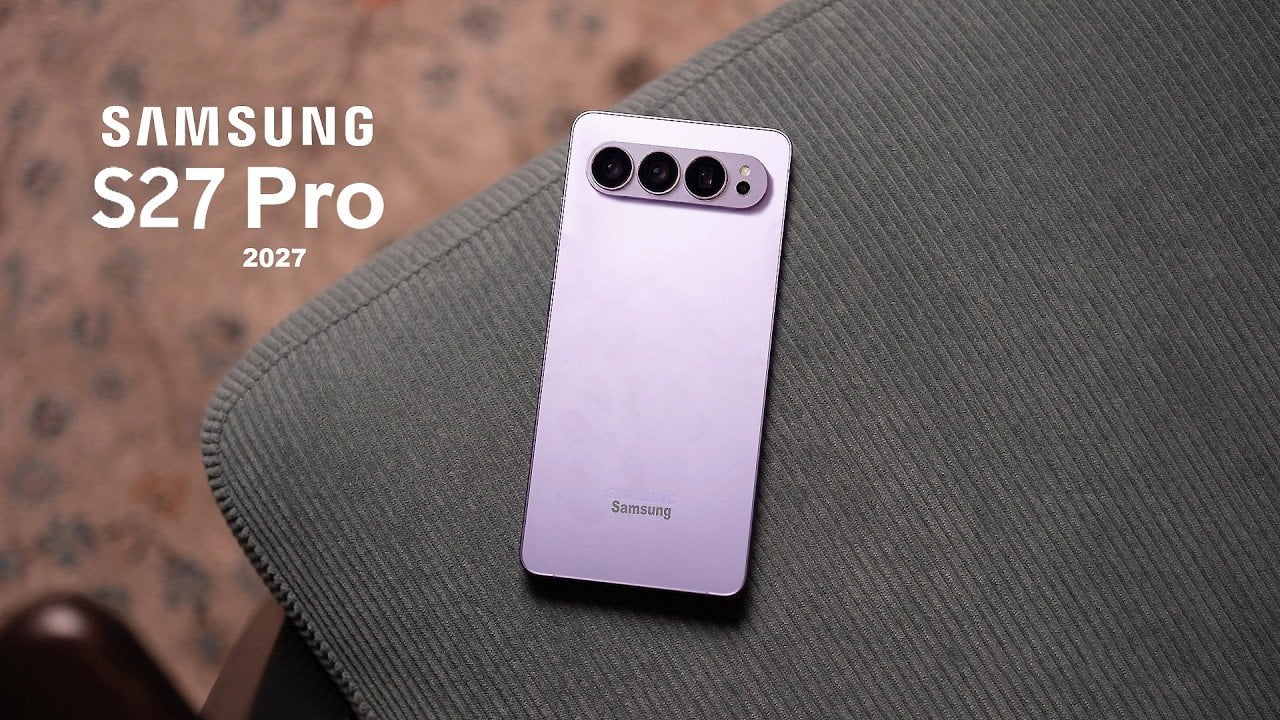 Close up of the Galaxy S27 Pro 200MP camera module