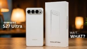 Front view of the Samsung Galaxy S27 Ultra smartphone
