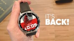 Samsung Galaxy Watch 9 Classic smartwatch displaying the time on a wrist