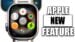 Apple Watch displaying the new watchOS 27 glowing hands night mode