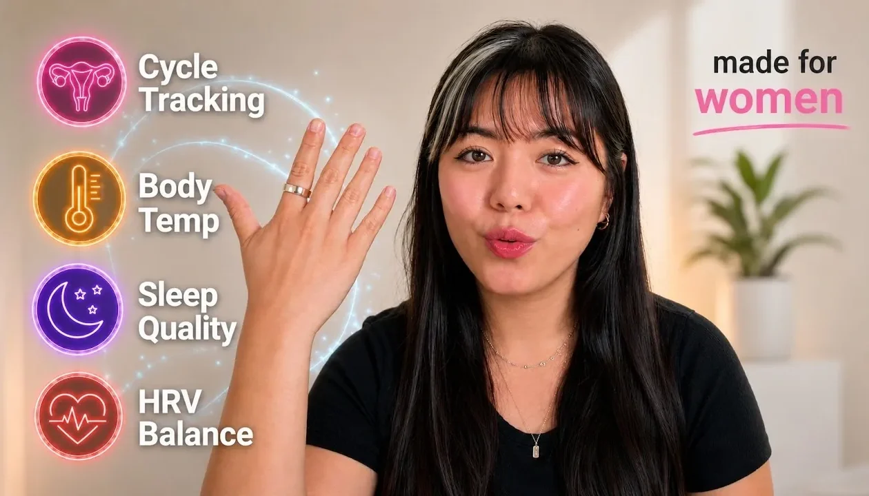 Waterproof Femometer smart ring submerged in water