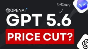 A comparison chart showing GPT-5.6 and Claude Fable 5 pricing