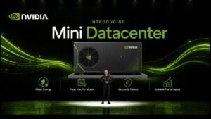Nvidia XFRA node installed on the exterior of a residential home