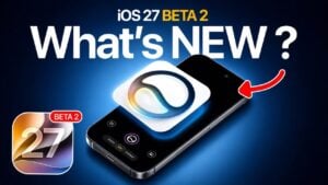 New Siri interface with glassy look in iOS 27 Beta 2