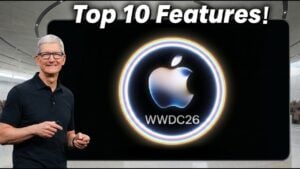 The new Siri AI interface active on an iPhone running iOS 27.