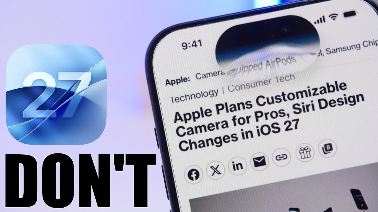 Image for article Apples iOS 27 Beta Drops Next Week Dont Update Before You Do This