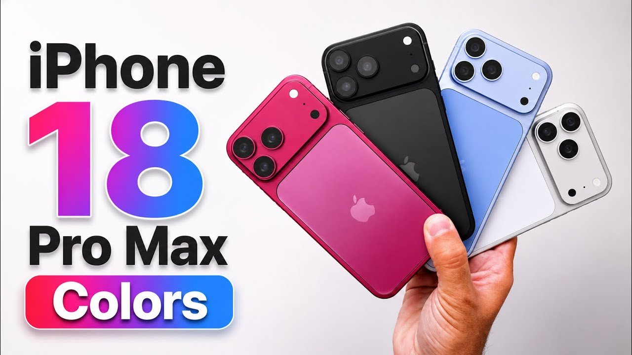 First Look At The IPhone 18 Pro Max Color Lineup For 2026 Geeky Gadgets