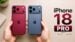 Deep red color finish on the leaked iPhone 18 Pro
