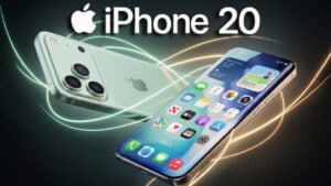 Curved edge-to-edge glass display on the rumored iPhone 20