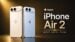 Leaked design concept of the upcoming Apple iPhone Air 2