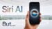 User testing the new Siri AI features on an iPhone 16 Pro