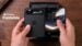 Hands-on view of the black edition iPhone Fold Ultra dummy model.