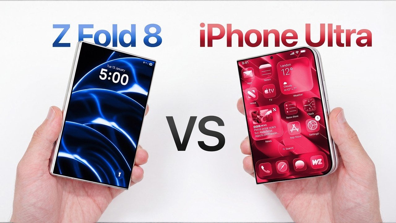 First Side-by-Side Look: How the Folding iPhone Ultra Compares to Galaxy Z Fold 8