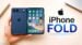 Leaked white dummy unit of the foldable iPhone Ultra.