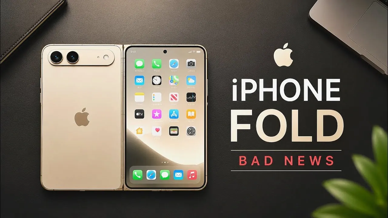 Comparison of the iPhone Ultra Fold outer display and unfolded screen