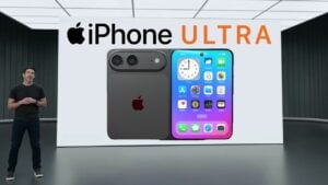 Leaked dummy unit of the foldable iPhone Ultra