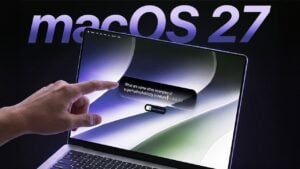 The new liquid glass slider interface in macOS 27 Golden Gate