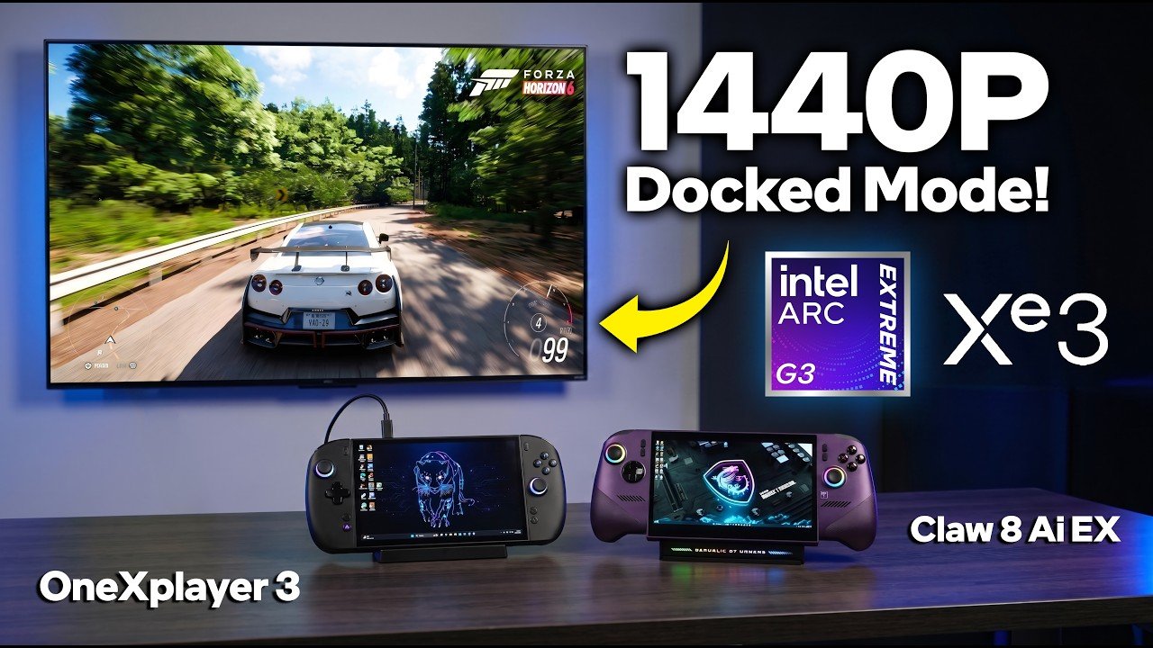 Gameplay footage of Cyberpunk 2077 running on the ARC B390 iGPU