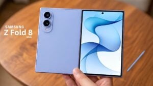 Leaked retail packaging for the Samsung Galaxy Z Fold 8