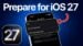 The redesigned Siri user interface on an iPhone running iOS 27