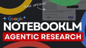 Google NotebookLM interface showing new code execution capabilities